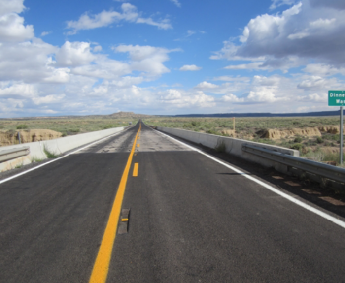 Completed bridge on SR 264