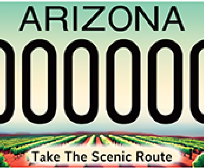 Verde Valley Wine Trail License Plate