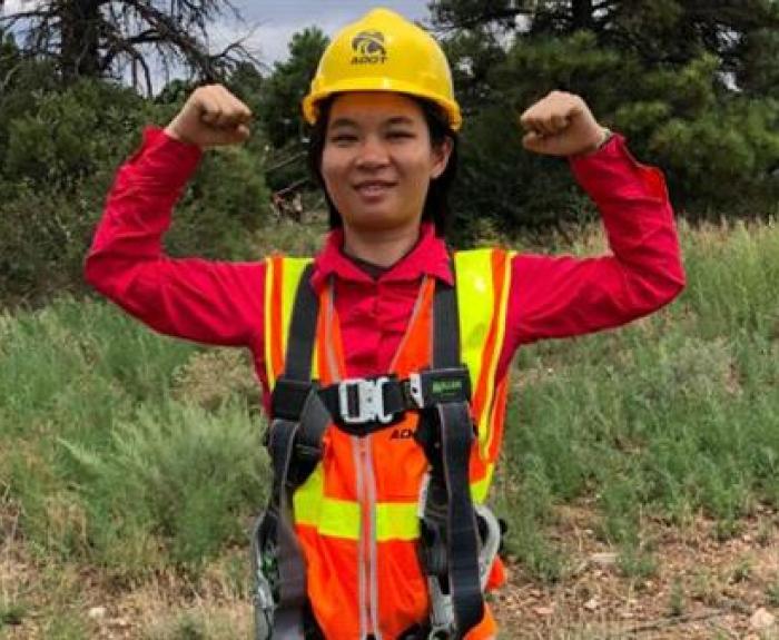 Yudi Lei, engineer in training