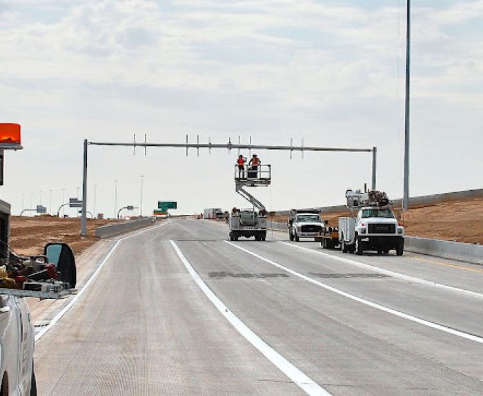 Crews working on I-10 on-ramp
