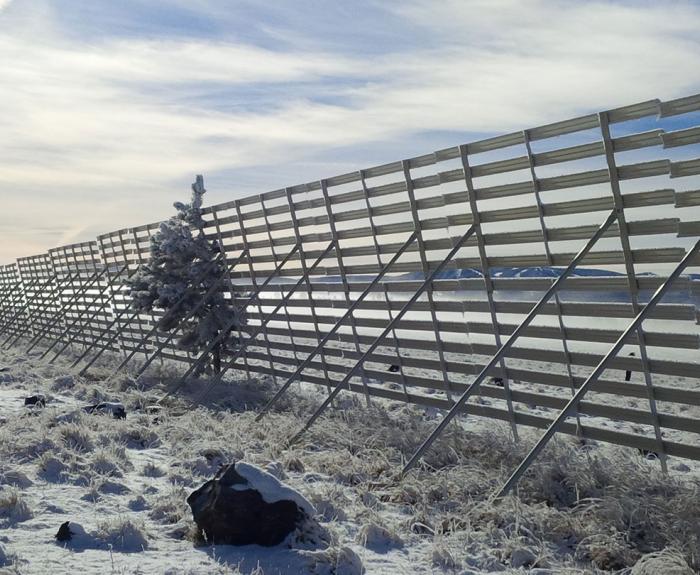 Image of snow fence