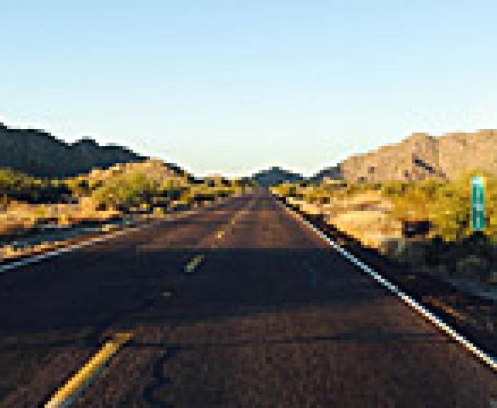 Freeway with milepost 191 visible