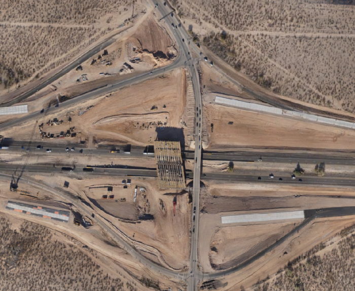 Aerial view of Houghton Road