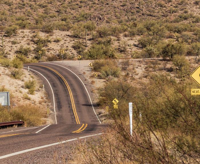 Unidentified freeway in Arizona