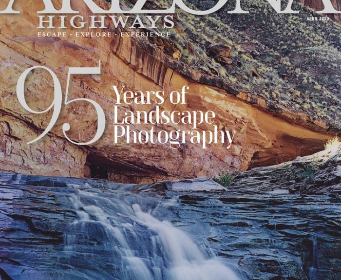 Arizona Highways magazine cover 95 years