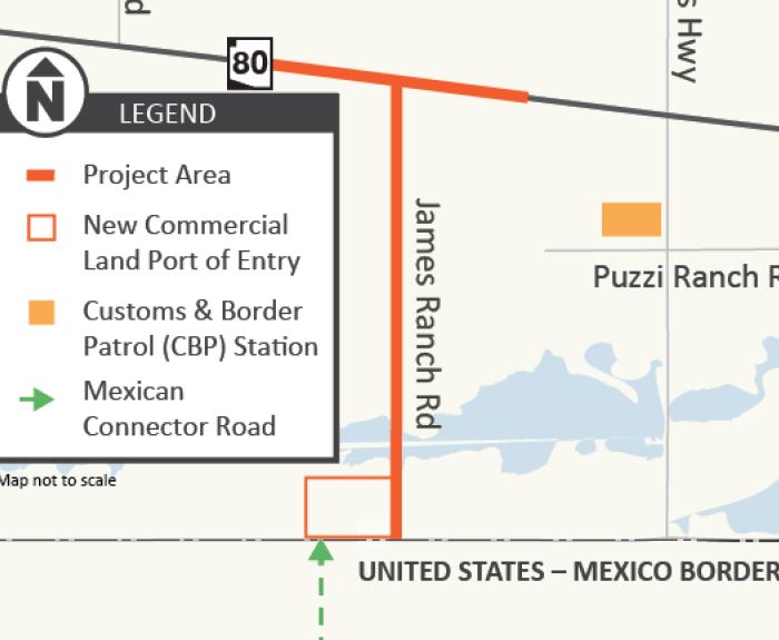 Map of Douglas project area
