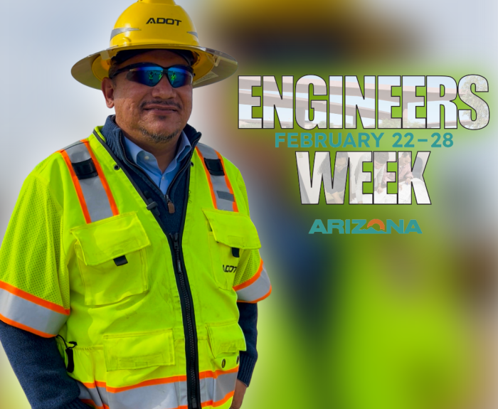 A photo of ADOT Senior Resident Engineer Joel Porras