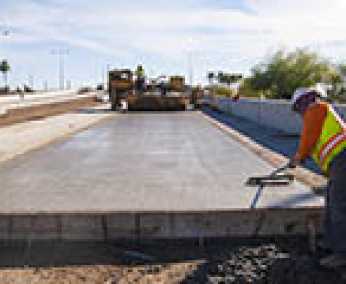 Highway construction on bell road
