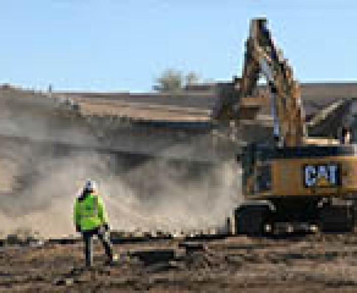 construction of Ina road