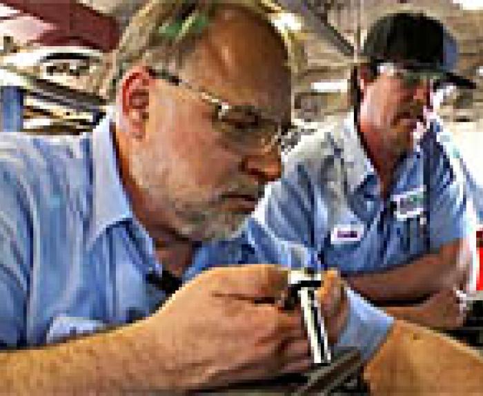 Director of ADOT learning Maintenance of a vehicle