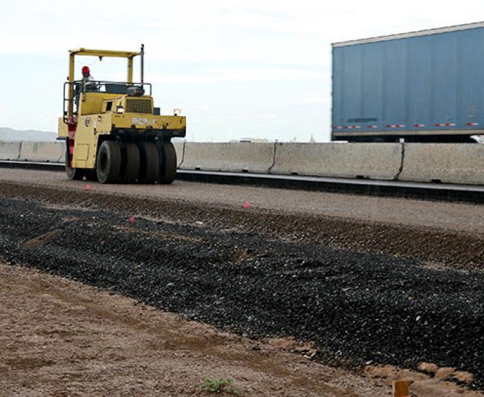Construction near Wild Horse Pass and I-10