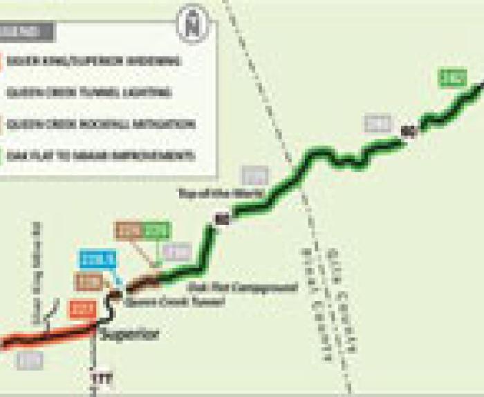 US 60 corridor map