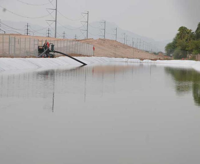 South Mountain Freeway temporary pond