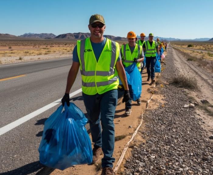 Adopt a Highway volunteer lineup