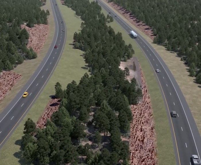 Image from flyover simulation of SR 260 project 