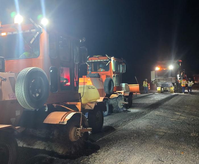 Overnight paving along the SR 347 corridor