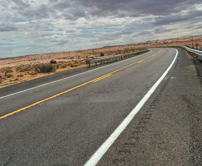 Image of smoothly paved road