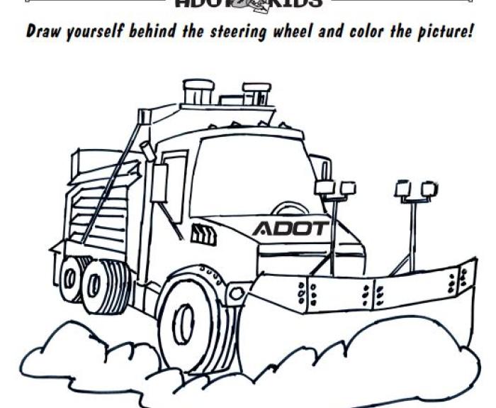 snow plow drawing