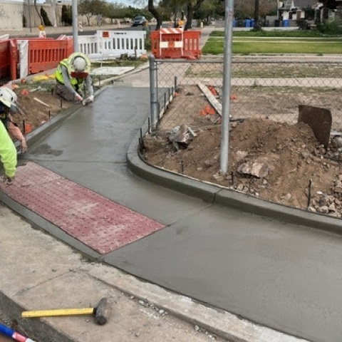ADA sidewalk improvements south of I-10